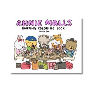 Annie Malls - Shopping Coloring Book (PREVENTA)