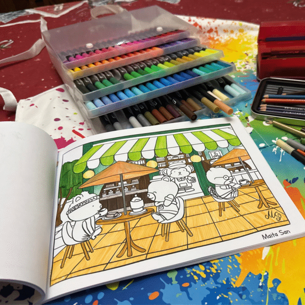 Annie Malls: Shopping Coloring Book - Libro para Colorear de Compras, Personajes Tiernos - Image 5
