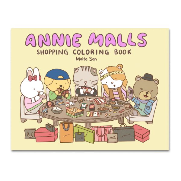 Annie Malls - Shopping Coloring Book (PREVENTA)